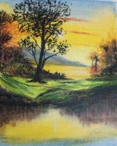 oil pastel drawings