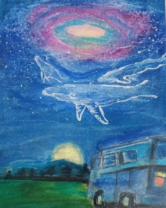 oil pastel drawings